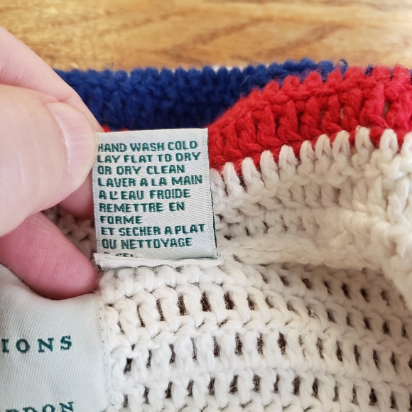 Design Options Ameriana Sweater, Vintage,crochet - Picture 5 of 16